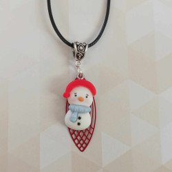 Collier fantaisie de noël -...