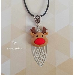 Collier fantaisie de noël -...