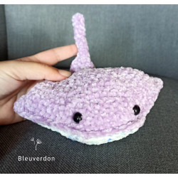 Amigurumi raie manta  ,...