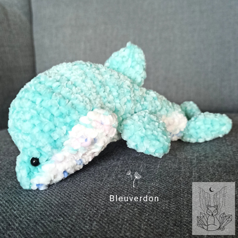 Amigurumi dauphin  , Peluche dauphin au crochet