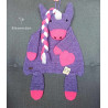 Range pyjama licorne fait main au crochet