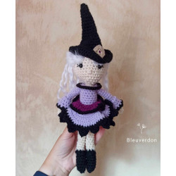 Peluche sorcière fait main...