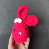 DESTOCKAGE prix mini , peluche lapin fait main au crochet