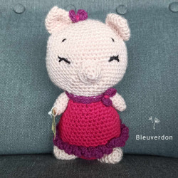 Amigurumi cochon , peluche...