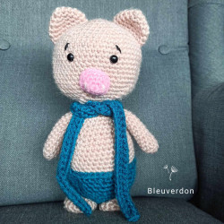Amigurumi cochon , peluche...