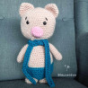 Amigurumi cochon , peluche cochon au crochet