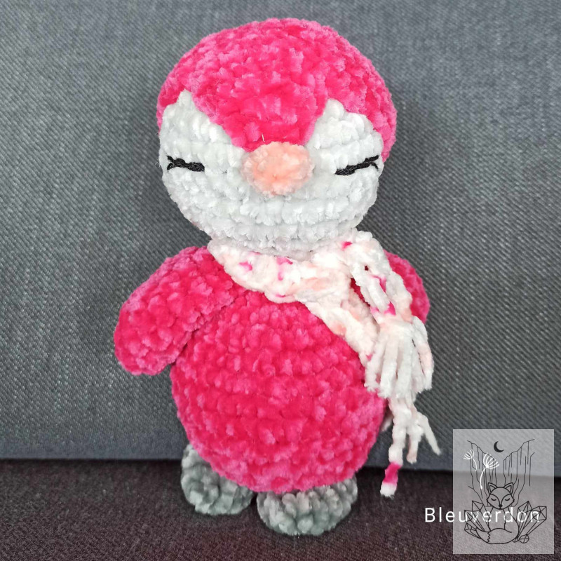 Amigurumi pingouin  , Peluche pingouin au crochet