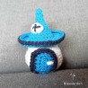 Peluche petite maison champignon fait main au crochet. Amigurumi automne