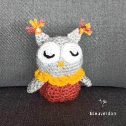Peluche chouette citrouille...
