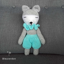 Amigurumi Loup  , Peluche...