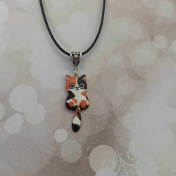 Collier fantaisie chat