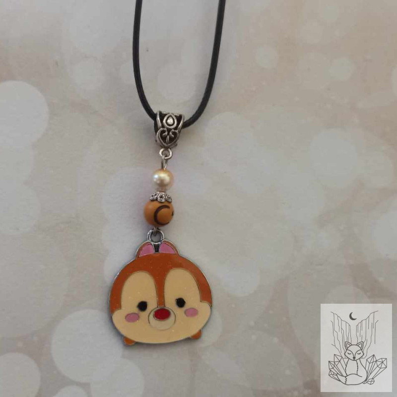 Collier fantaisie écureuil