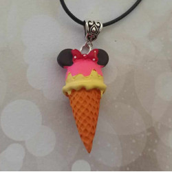 Collier fantaisie glace