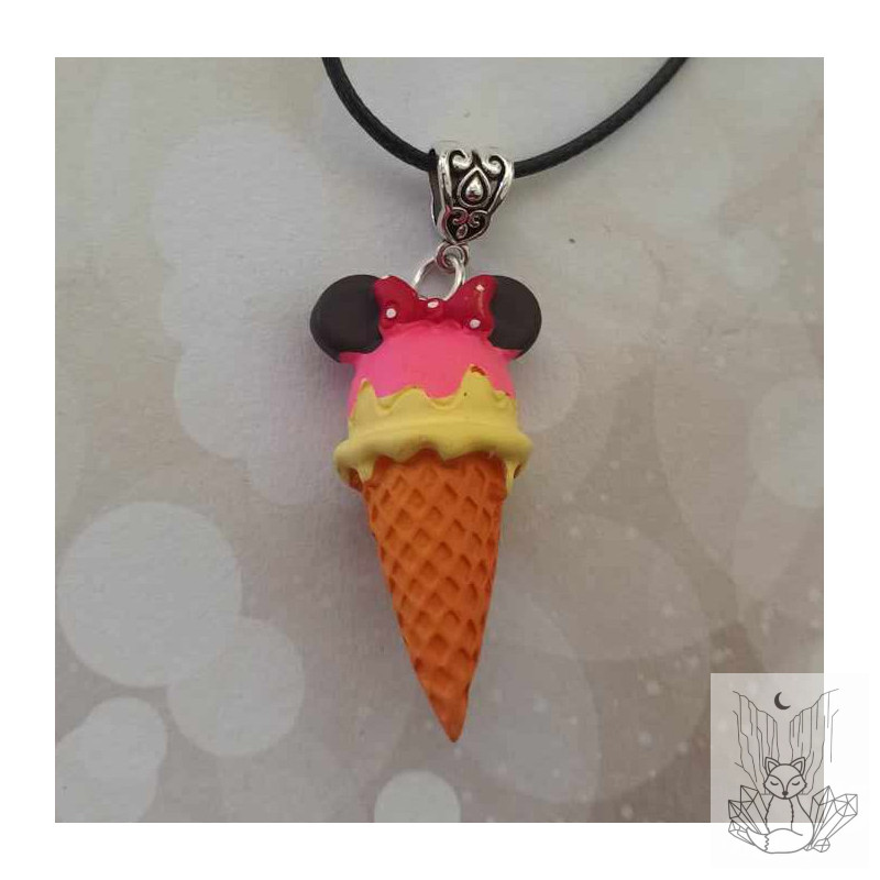 Collier fantaisie glace
