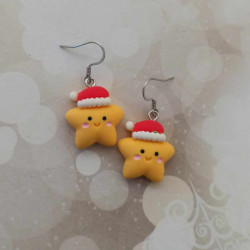 Boucles d'oreilles étoiles...