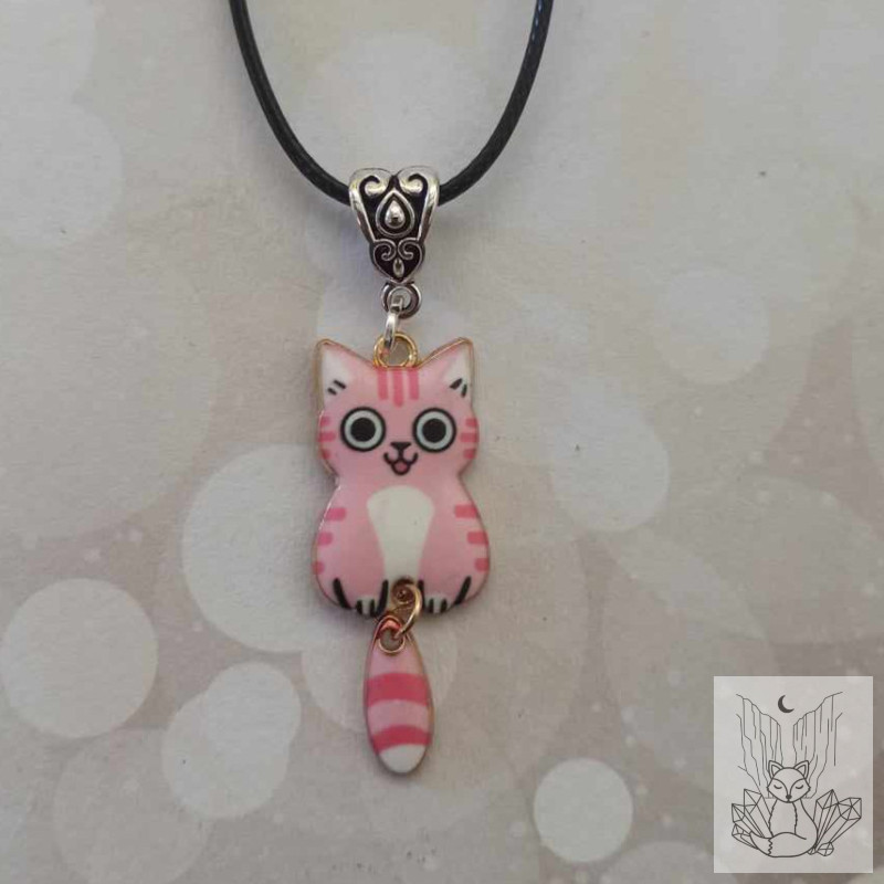Collier fantaisie chat