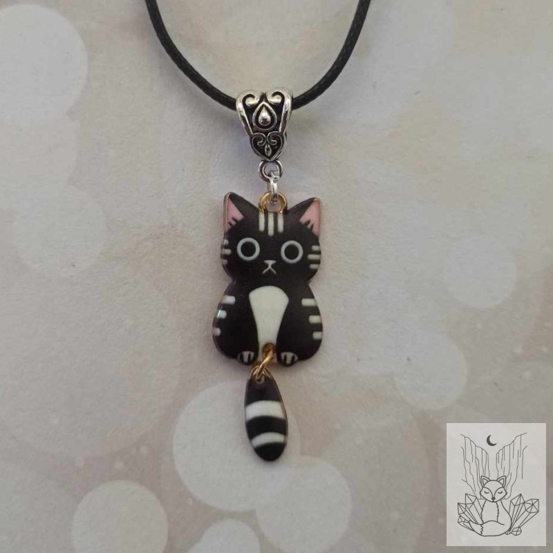 Collier fantaisie chat