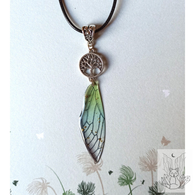 copy of Collier aile de papillon féerique