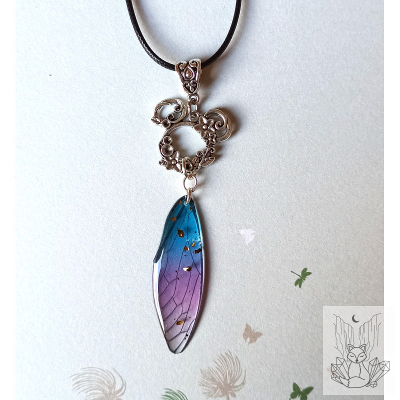 copy of Collier aile de papillon féerique