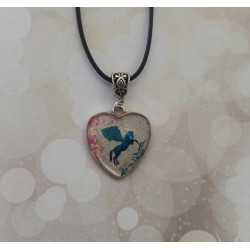 Collier fantaisie pegasse