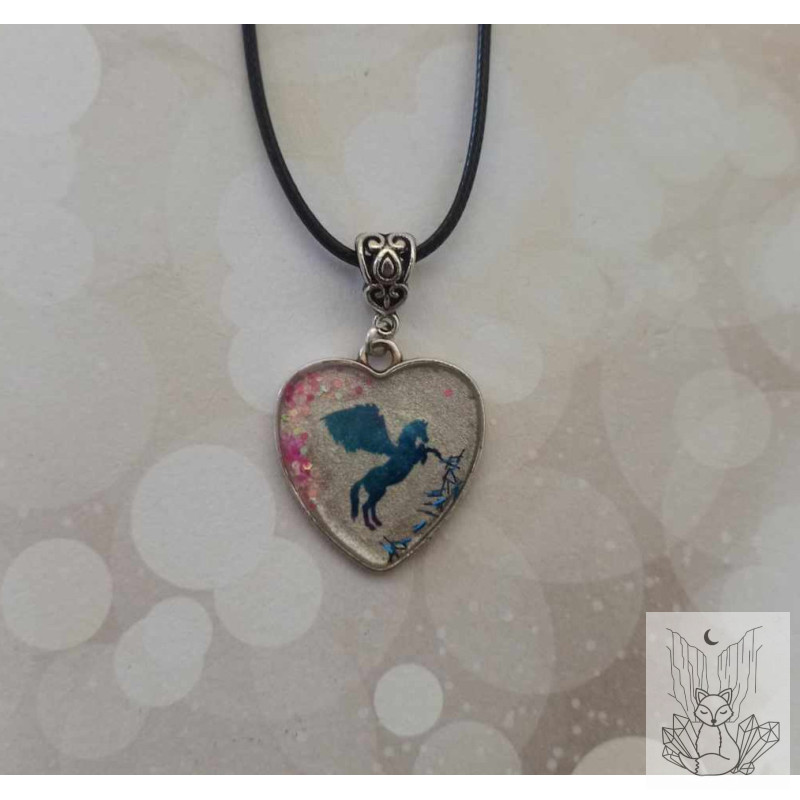 Collier fantaisie pegasse