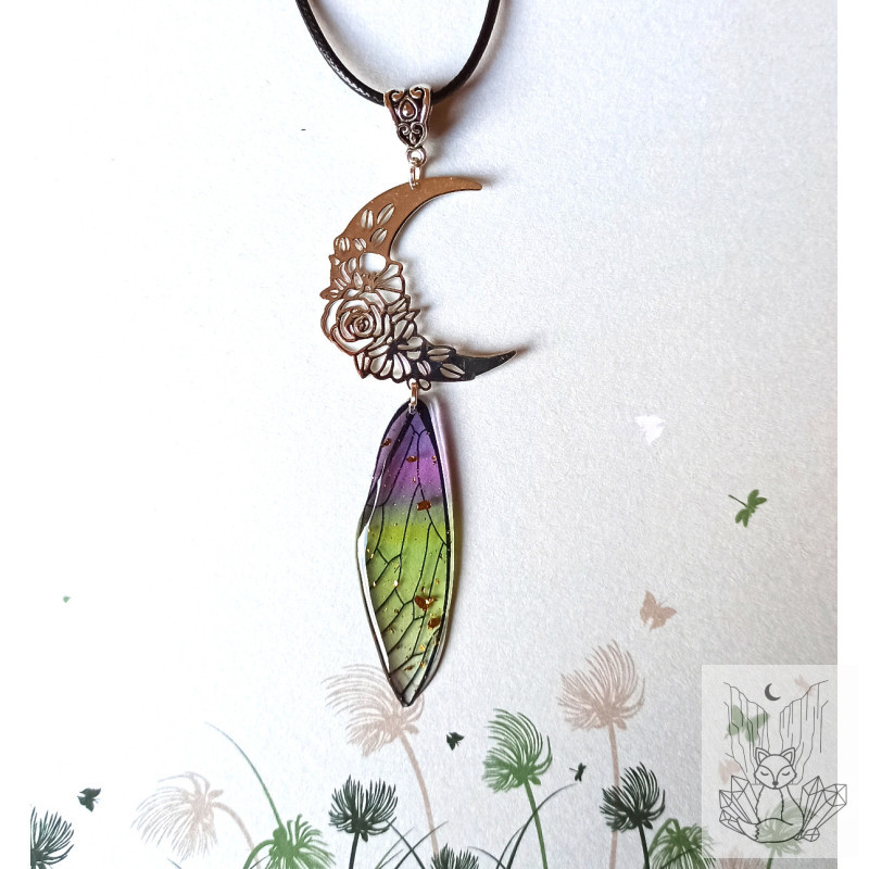 copy of Collier aile de papillon féerique