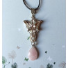 collier quartz rose