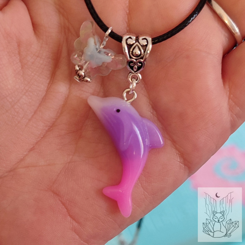 Collier fantaisie dauphin