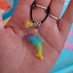 Collier fantaisie dauphin