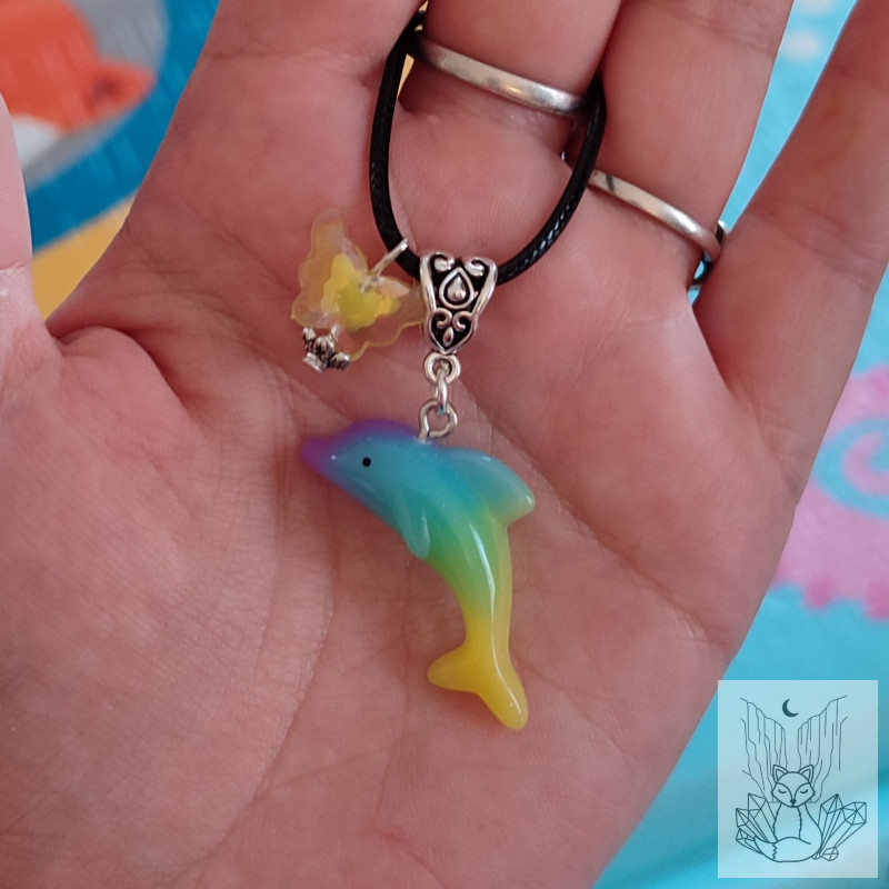 Collier fantaisie dauphin