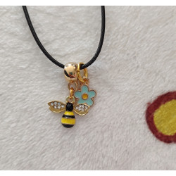 Collier fantaisie abeille