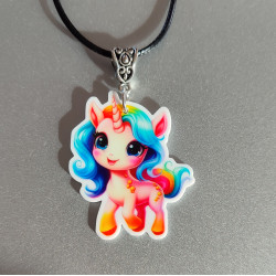 Collier fantaisie licorne
