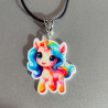 Collier fantaisie licorne