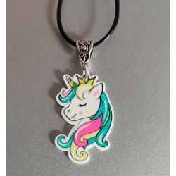 Collier fantaisie licorne