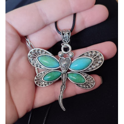 Collier fantaisie libellule