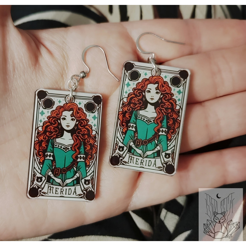 Boucles d'oreilles tarot