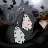 Boucles d'oreilles - fantômes halloween