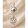 Bola de grossesse petit lion miroir cercle et perles