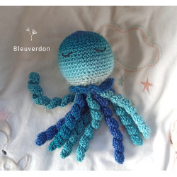Amigurumi pieuvre bleue...