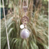 Bola de grossesse arbre de vie et quartz rose