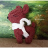 Amigurumi faon , Peluche faon de profil