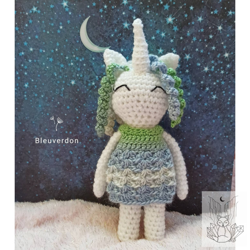 copy of Amigurumi licorne rose. Peluche licorne