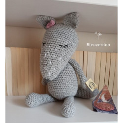 Amigurumi loup gris....