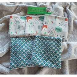 Lot de 5 grandes lingettes...