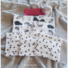 Lot de 5 grandes lingettes lavables. Lingettes démaquillantes