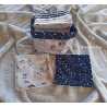 10 grandes lingettes démaquillantes + panier