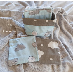 10 grandes lingettes...