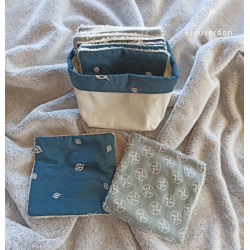 10 grandes lingettes...