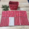 10 grandes lingettes démaquillantes + panier