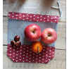 Sac à vrac en tissus Sac fruits et légumes . Sac filet. Filet à linge. 0 déchet . Filet à fruit. Filet à légumes